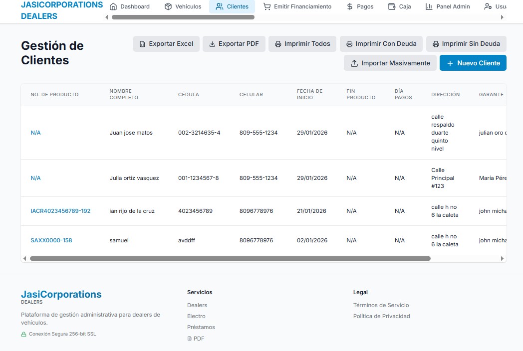 Gestión de Clientes